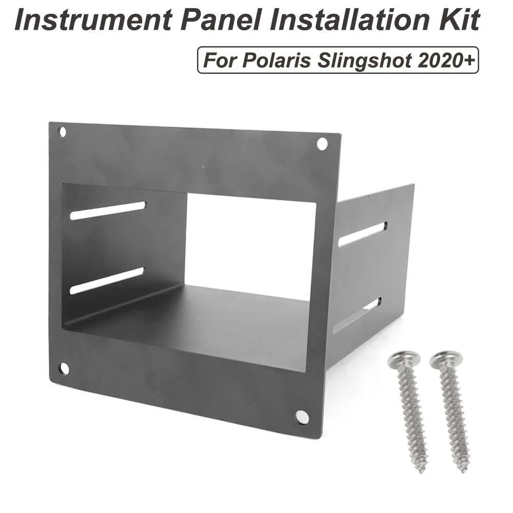 

Совершенно новый черный алюминиевый двойной Din стерео монтажный комплект для Polaris Slingshot 2020 +