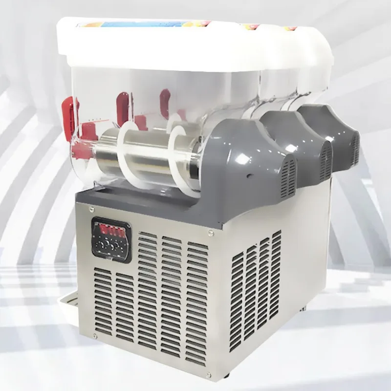 Slush Commercial snow granulator Two-cylinder snow melting Double-cylinder smoothie 15L beverage
