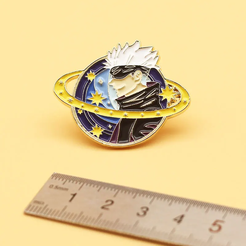 Jujutsu Kaisen Gojo Satoru Enamel Pins Badges Lapel pins Brooches Women Men Jewelry Accessories For Gifts