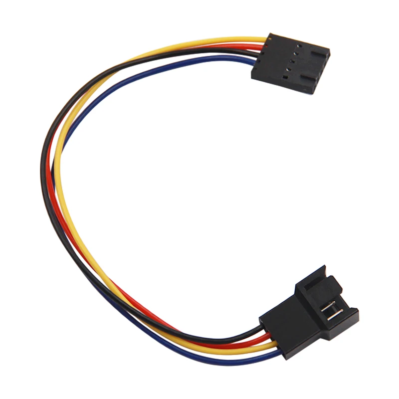 5Pin to 4Pin Fan Connector Adapter Extension Cable Wire Computer PWM Cooling CPU Case Fan for Dell styles 5 pin Latch styles PC