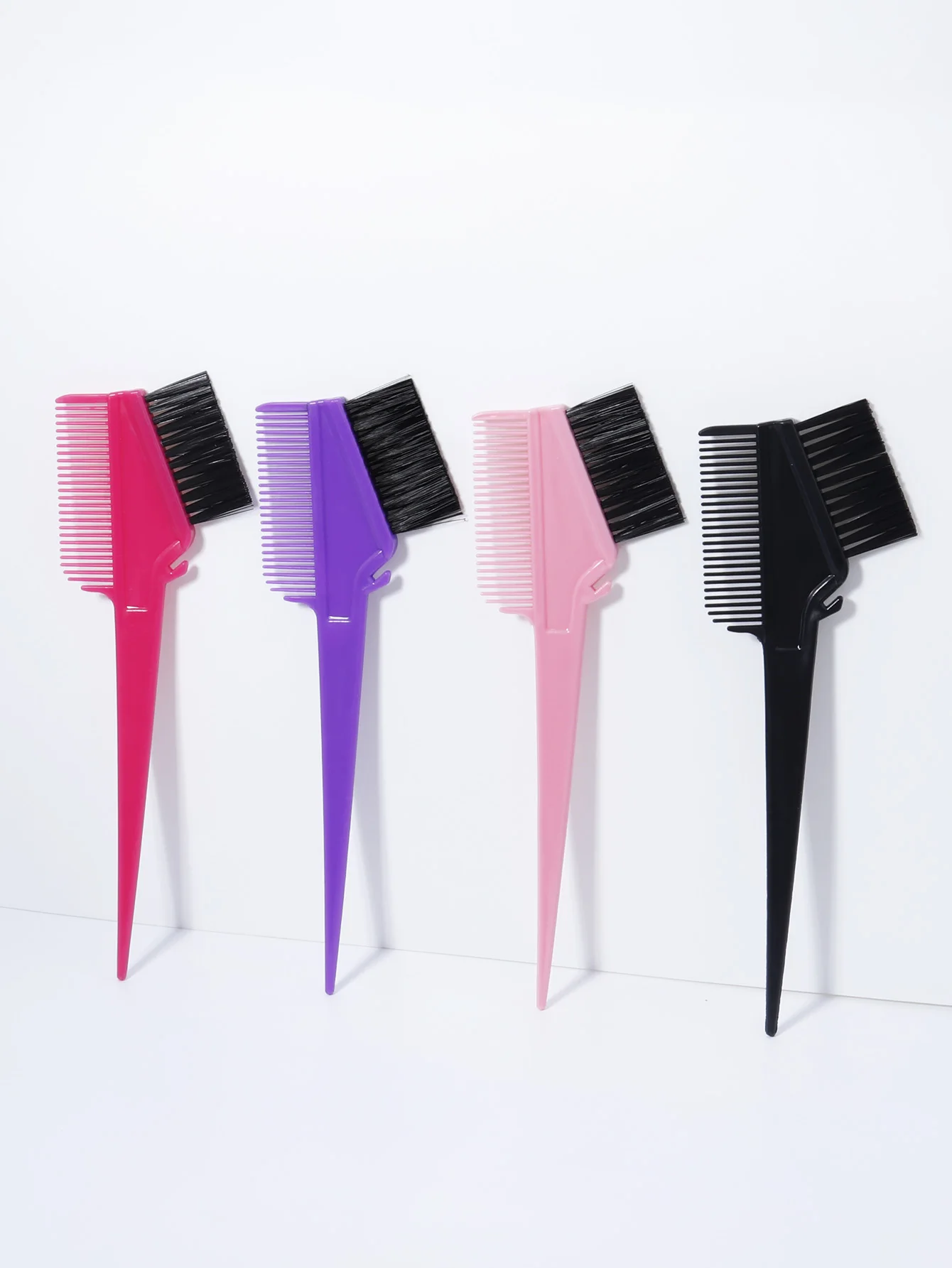 Friseur-Haarfärbepinsel, Doppelseitiger Haarfärbepinsel, Salon- und Heimwerkzeuge für Haaraccessoires, Speziell für Echthaar-Perücken