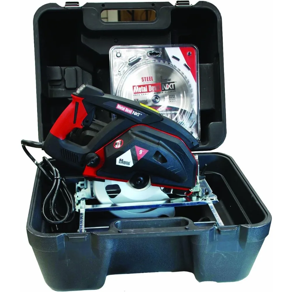 Sierra circular de 9 pulgadas para corte de metal: herramienta de corte multiusos, resistente y de alto rendimiento