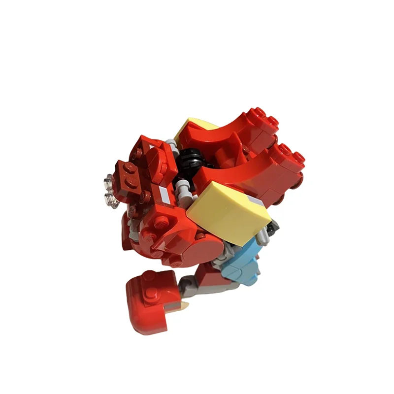121pcs MOC Red Explorer Mech Creator 3 1 Model Building Christmas Gifts Blocks Toys Assemble Construction DIY Creative Idea