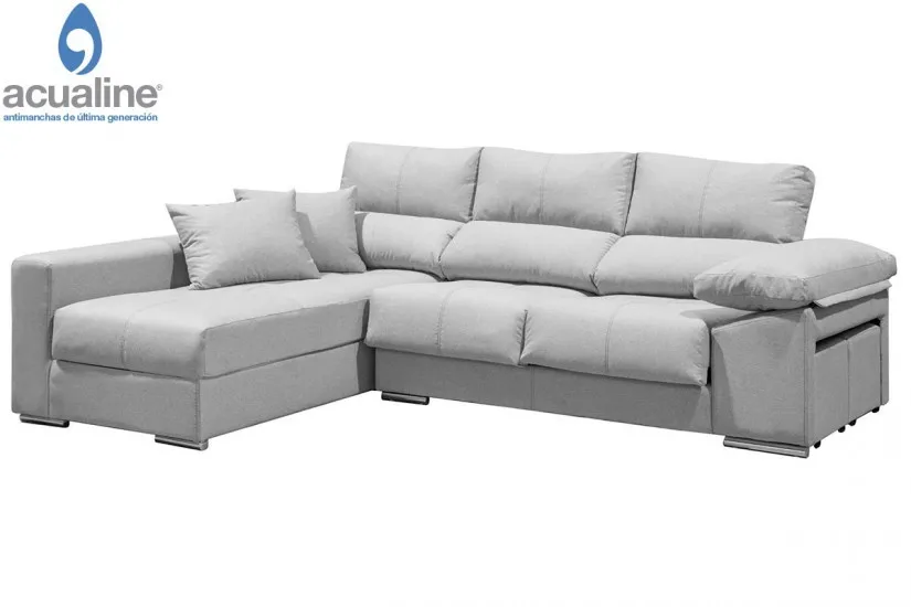 (Immediate delivery) Chaiselongue gray sofa with ARCON-ENVIO to the PORTAL of the House-(street foot)