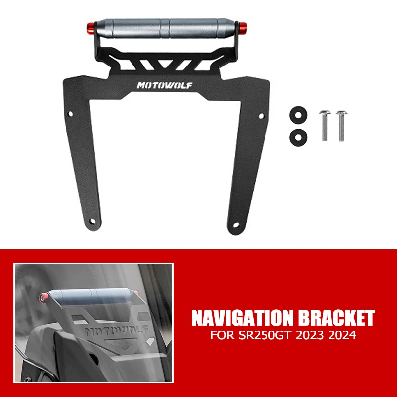 

Handlebar Bar Extension Stand Holder GPS Navigation Mount Bracket For VOGE SR250GT SR 250 GT 2023 2024 Motorcycle Accessories