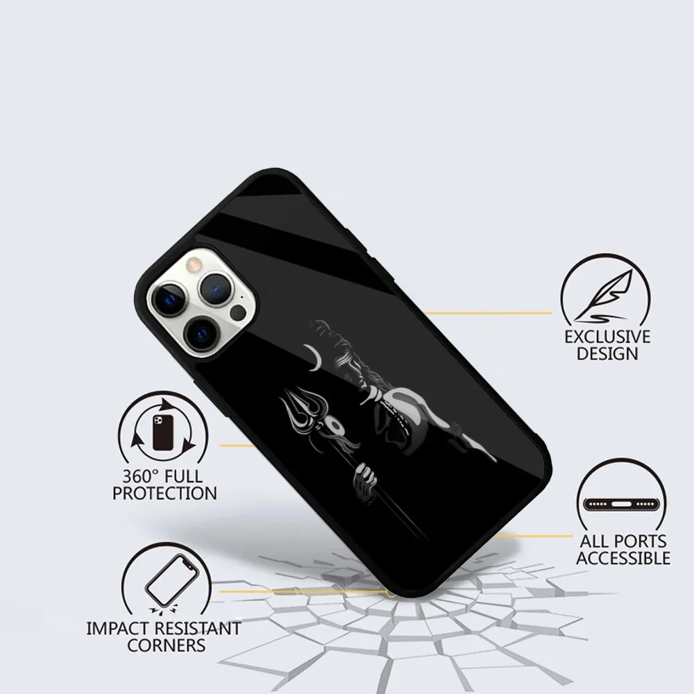 L-Lord Shiva God  Phone Case For iPhone 15,14,13,12,11,Plus,Pro,Max Mini Magsafe Magnetic Wireless Charging