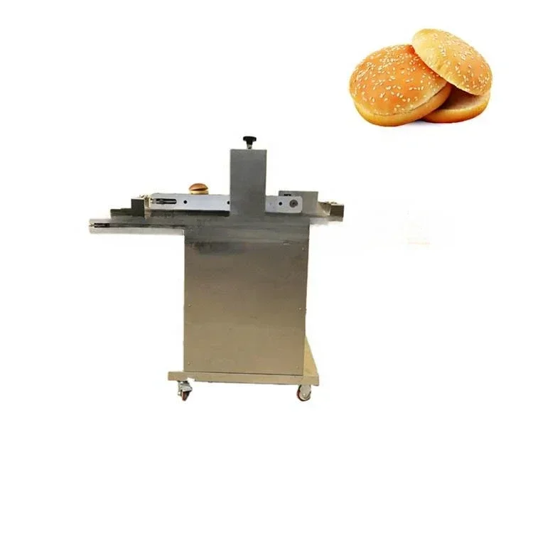 Bakery Equipment Hamburger Bun Slicer/ Burger Bread Cutting Machine Electric Bun Bread Slicers Bakery Equipment Hamburger Slicer