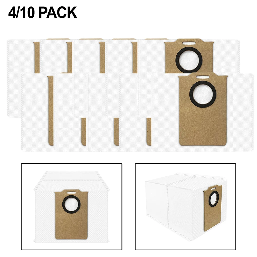 

4/10 Automatic Dust Bag Emptying For Vacuum Cleaners Replacement Dust Bag For UNELL UR3 Robotic Vacuum Cleaner