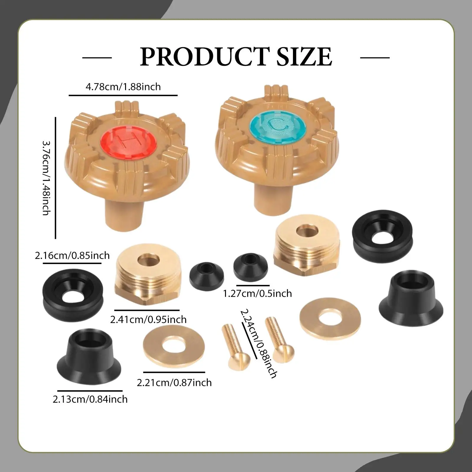 RK-22MH Repair Kit Easy to Install Metal Handle Packing Support Washer