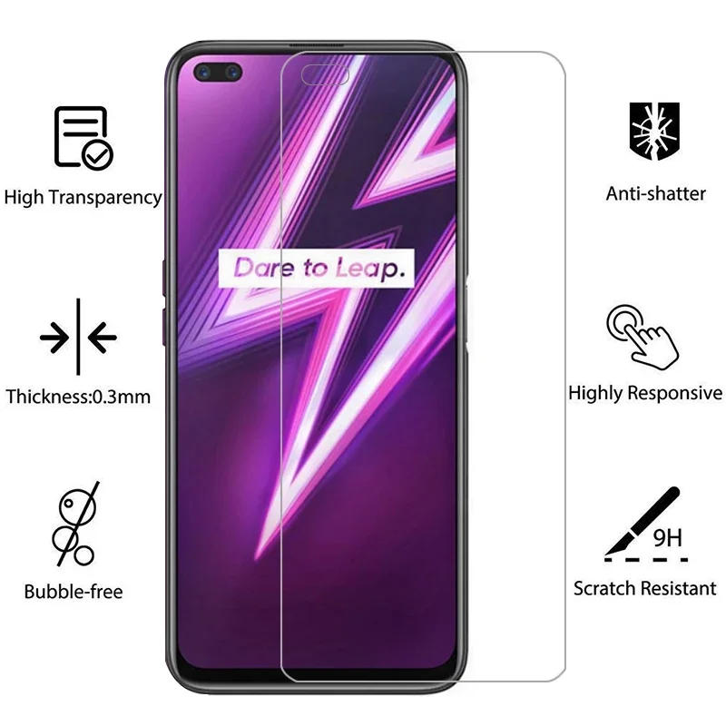 Fall für Realme 6 Pro Abdeckung Displays chutz folie gehärtetes Glas auf Realme6pro 6pro Coque 6,6 Realmi Reame Relme Ralme Real Me Mi