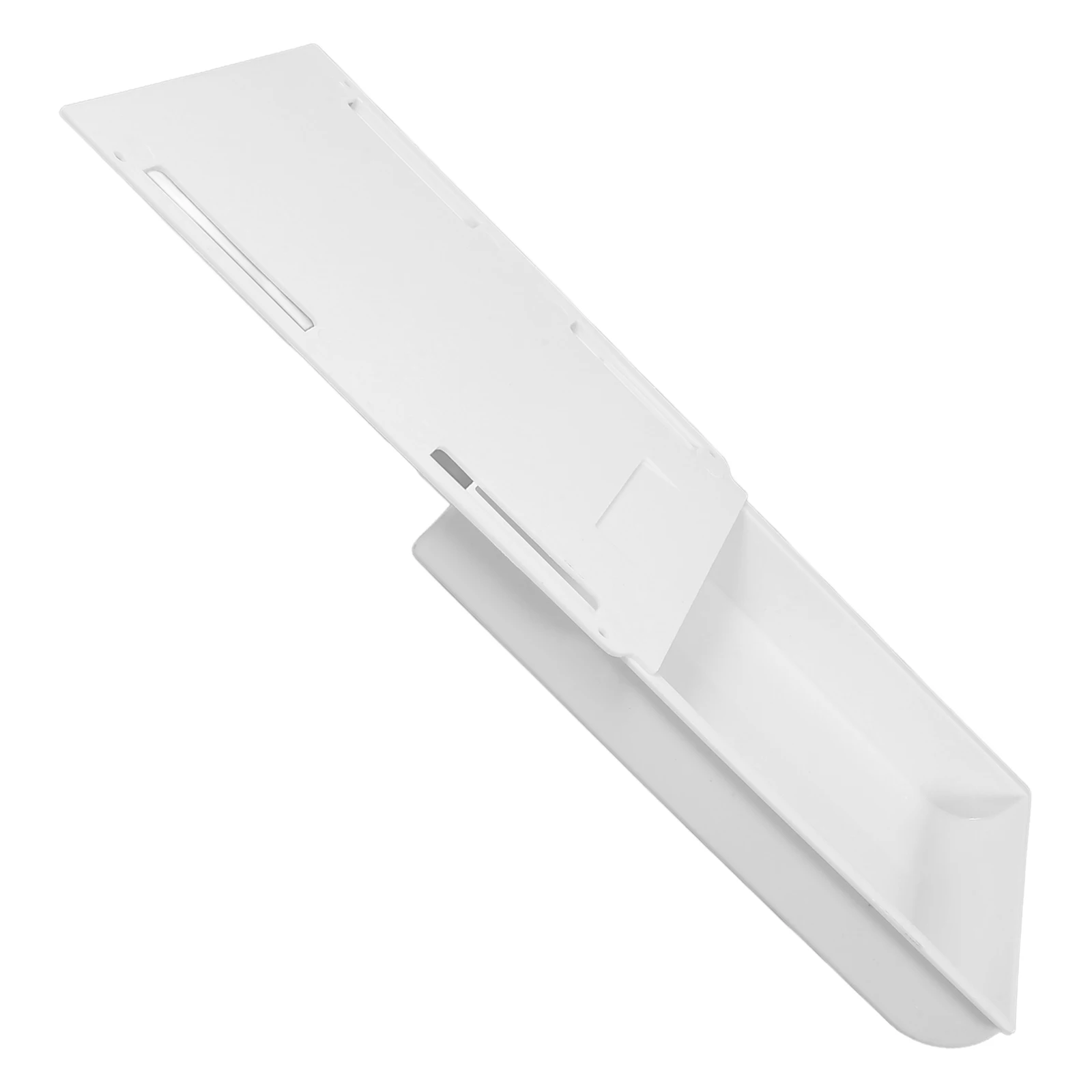 

Hidden Storage Box Large Capacity Drawer Office Stationery Organizer Under Desk Tidy White Plastic No Drilling Required Hidden