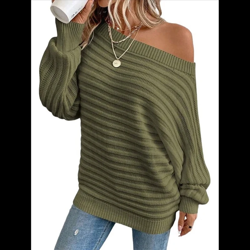 Women's Sweater All Season Batwing Sleeve Solid Color Casual Fashion Daily Commute Dating Holiday Streetwear