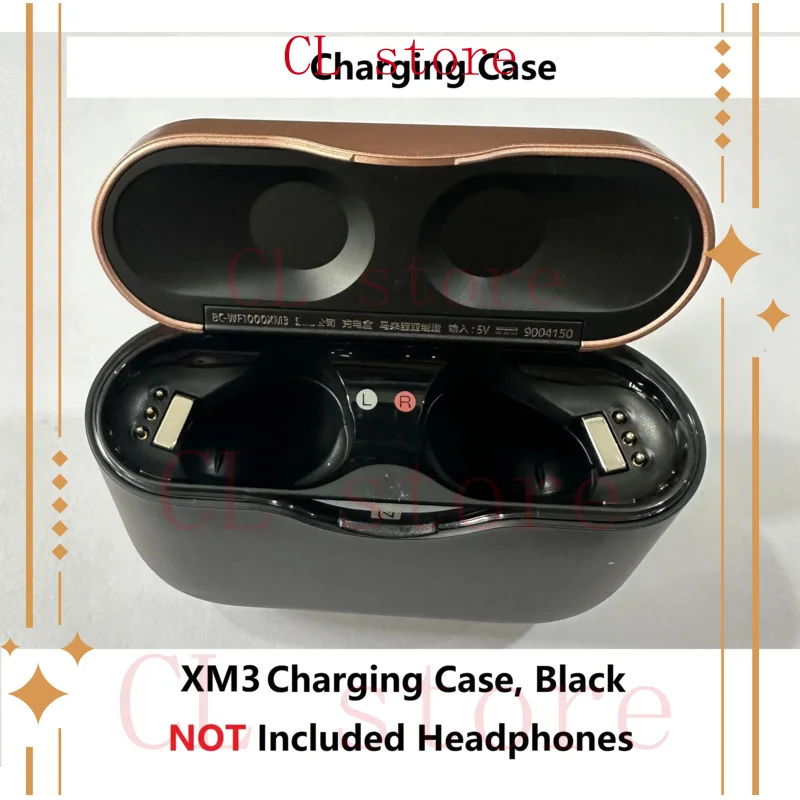 WF-1000XM3 Charging Case Replacement Headset WF 1000 XM3 Headphones Charger, 1000XM3 Battery Charge Cover, Black white