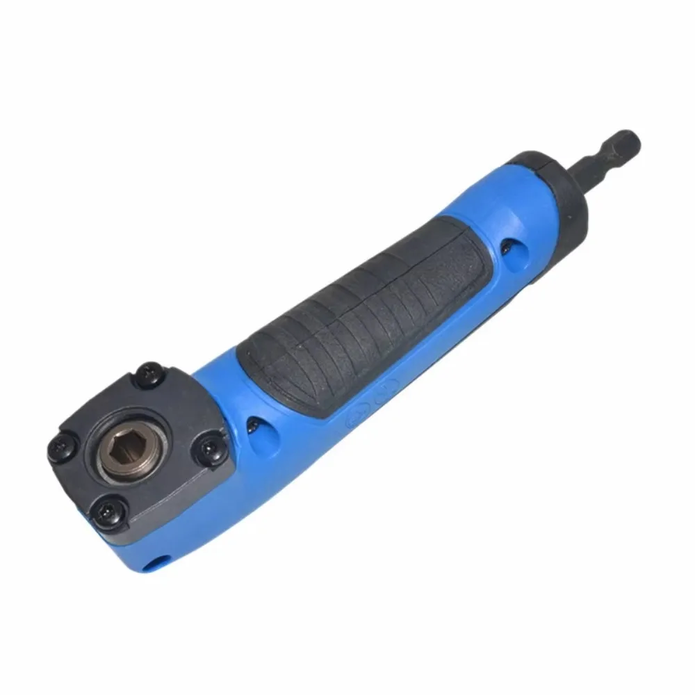 

Upgrade Right Angle Extension Driver Bend 90 Degrees Rotate Left and Right Magnetic Socket Holder Blue and Orange Manual Tool