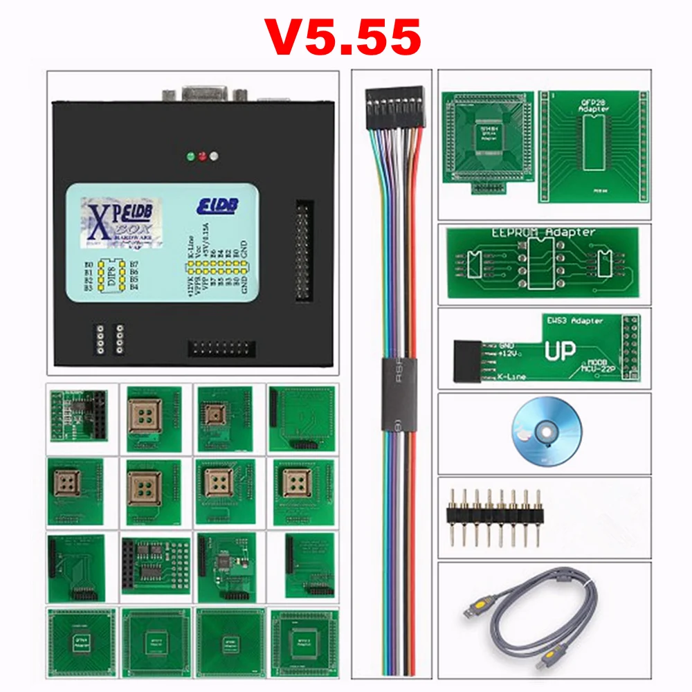Hoge Kwaliteit XProg-M Xprog M 6.26 6.50 Volledige Adapter Tuning Programmeur Tool Chip X Prog M 5.55 XPROG V6.5/V6.26/V5.55