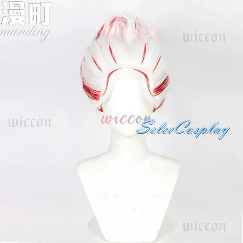 Okarun Occult Kun Cospaly 가발 애니메이션 Dandadan Okarun Ken Takakura Momo Ayase 흰색 빨간색 짧은 머리 내열성 섬유 할로윈