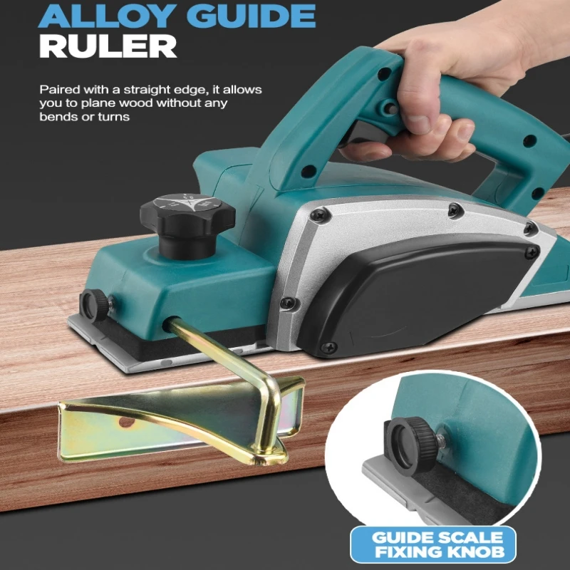 Woodworking Electric Planer Portable Multifunctional Planer Wood Press Planer Cutting Board Cutting Board Electric Push Planer