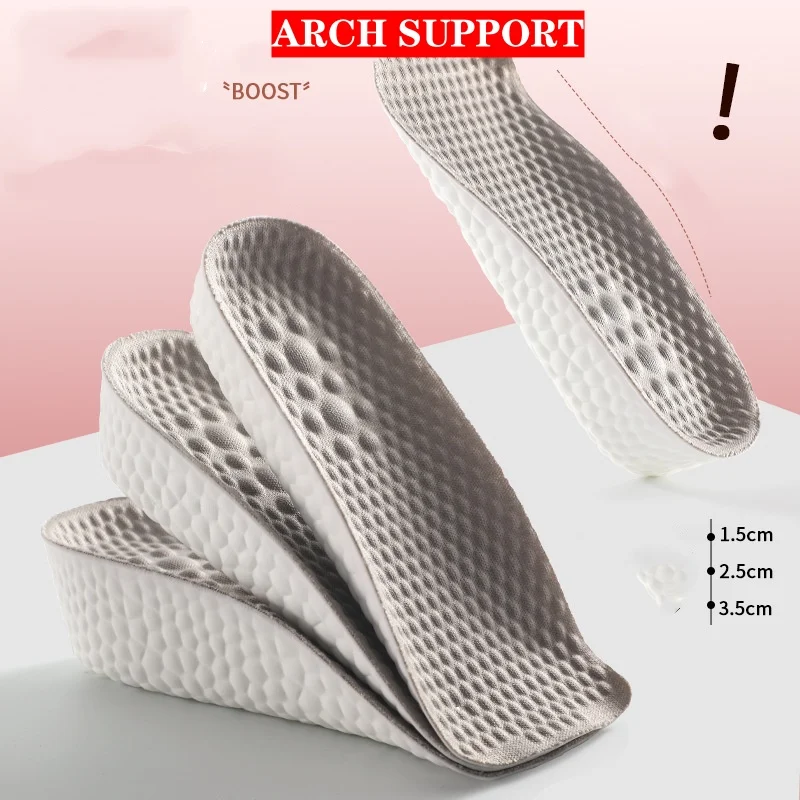 

Height-increasing Insoles For Men Women Invisible Height Increase Pad Arch Support Comfortable Insoles