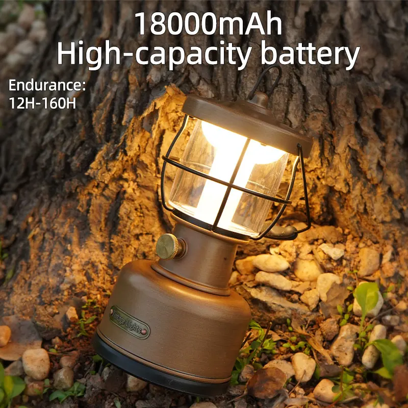 Outdoor Camping Light USB Charging Lantern Emergency Lighting Hanging Tent Car Fishing Patrol Light Night Light Atmosphere Light