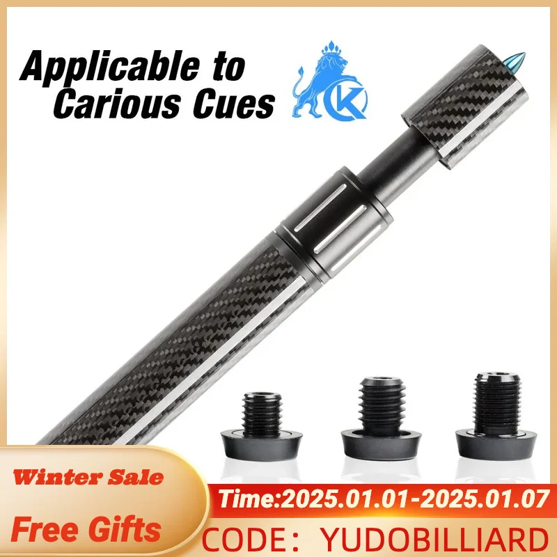 Adjustable Billiard Extension Carbon Fiber Extendable Extension For Mezz Predator KONLLEN ZOKUE Jflowers Billiard Accessories