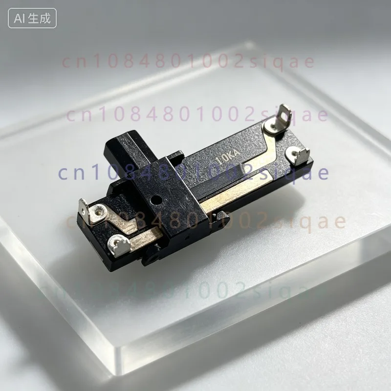 Pack FOR A10K Straight Slide Potentiometer,34mm 4Pin Horizontal Single Link,Mixer Audio Volume Light Control Knob