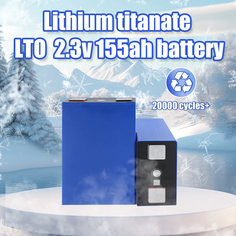 YINLONG 2,3 V 155Ah LTO baterías prismáticas recargables 6-24 Uds ciclos largos una célula nueva de grado para sistema de almacenamiento de energía EV