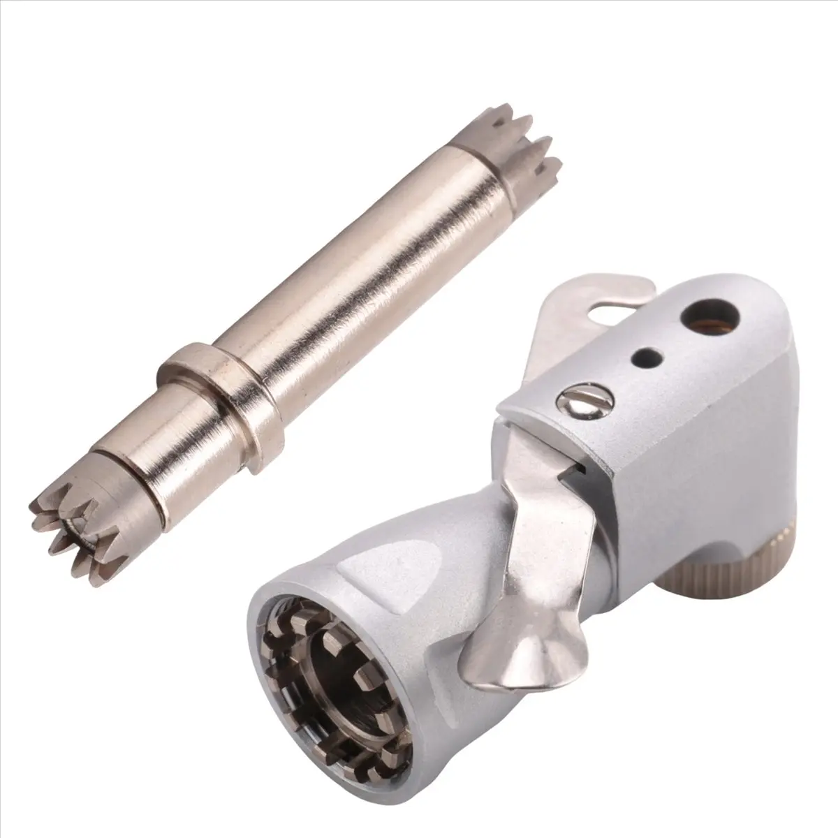 (N21R] Dental Handpiece Adapter,Low Speed Handpiece Adapter,Stainless Steel Dental Handpiece Replacement Accessory