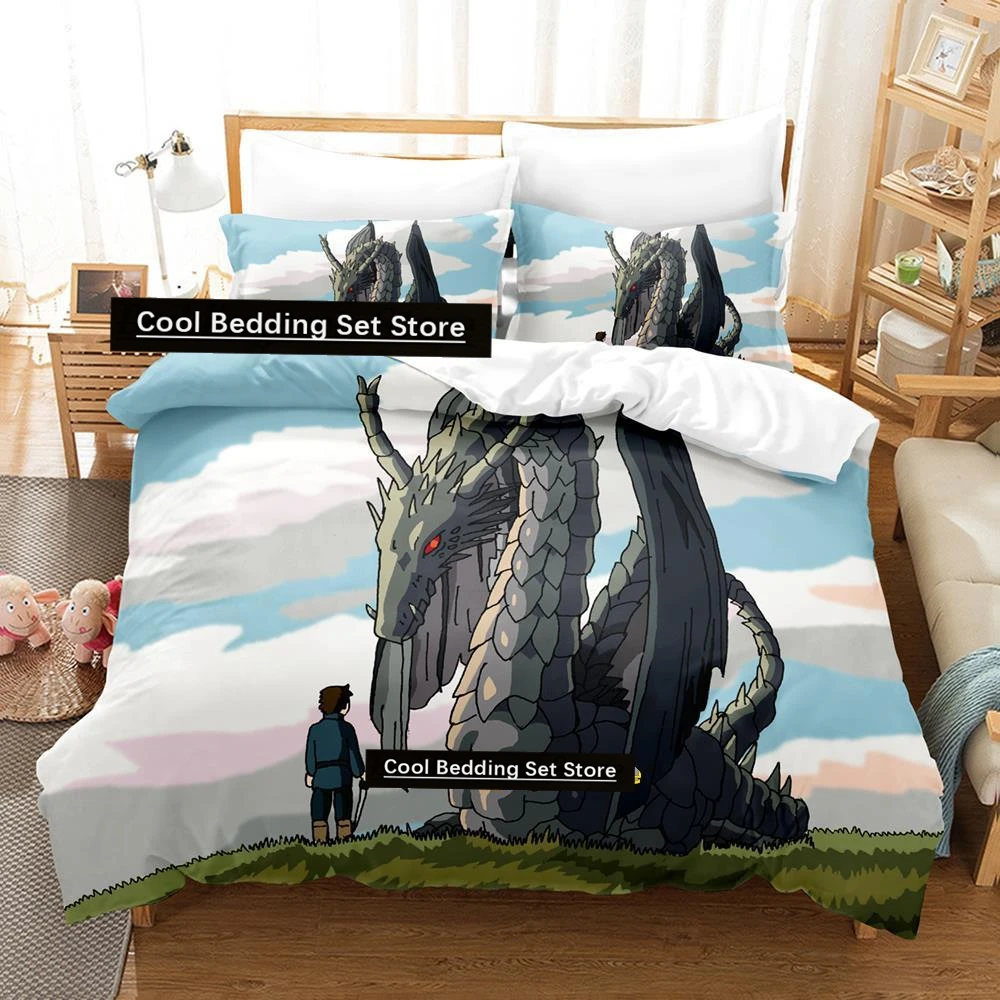 

Tales From Earthsea Bedding Set Single Twin Full Queen King Size Bed Set Adult Kid Bedroom Duvetcover Sets Anime Bed Sheet Set