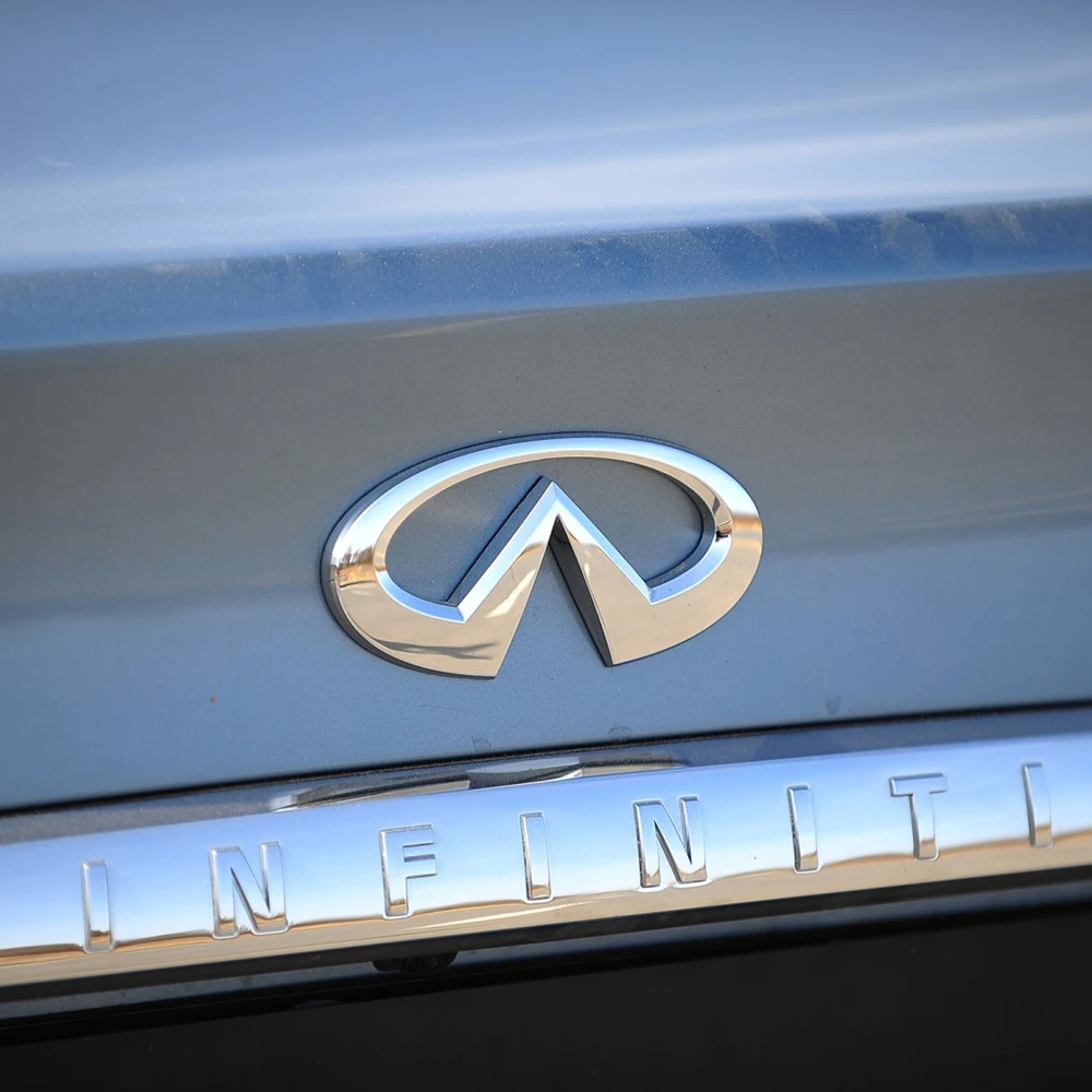 ملصق شعار سيارة إنفينيتي ثلاثي الأبعاد ، شارة مصد الذيل ، شعار صندوق السيارة الخلفي ، EX FX ، JX ، ESQ ، QX50 ، QX55 ، QX60 ، QX80 ، Q30 ، Q50 ، Q60 ، 1 #4