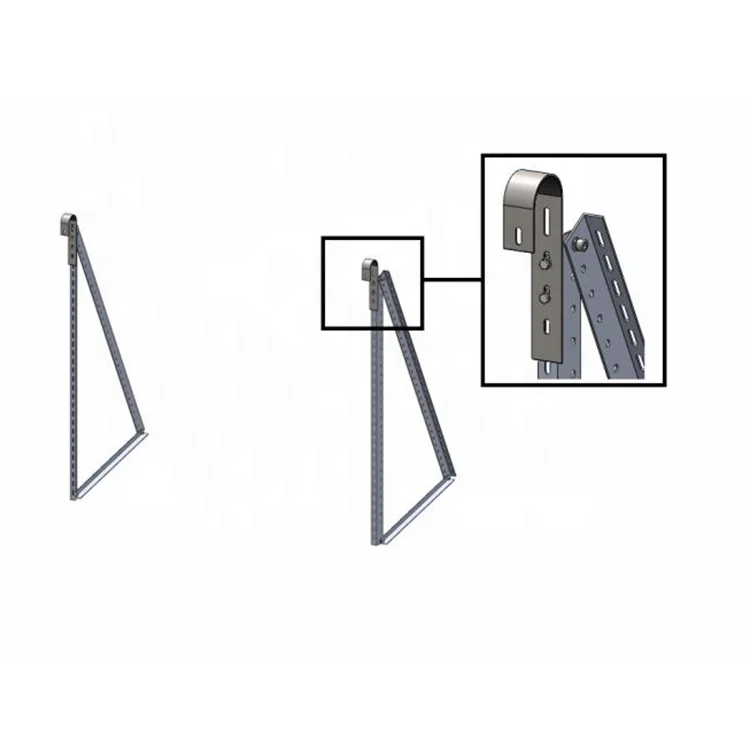 2026 Home Application Adjustable Pv Aluminum Portable Balcony Solar Panel Mounting Rackspromote sales
