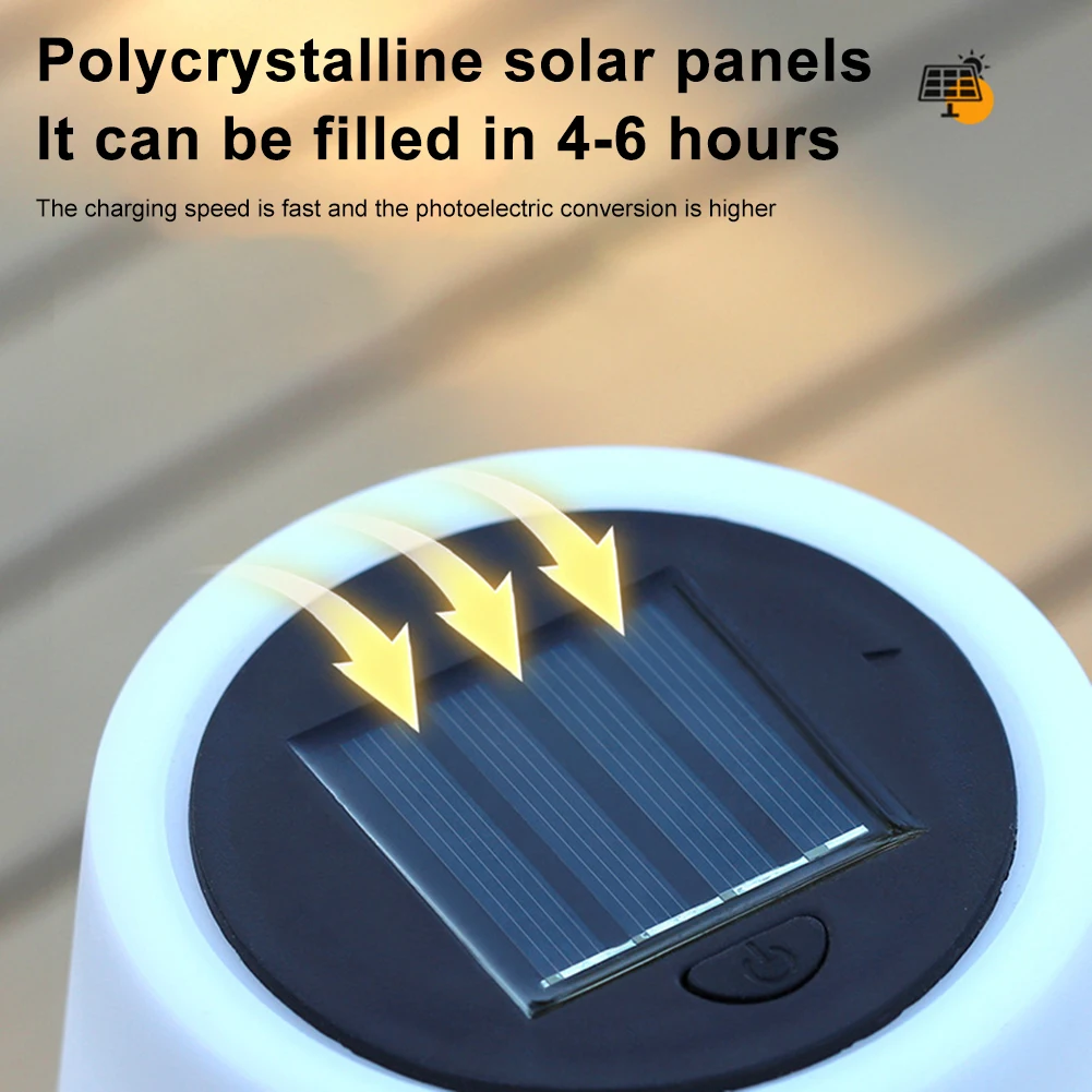 Tafellamp op zonne-energie Metalen bedlampje Warm licht Slaaplampje met lampenkap Eenvoudig leeslampje voor slaapkamer, woonkamer