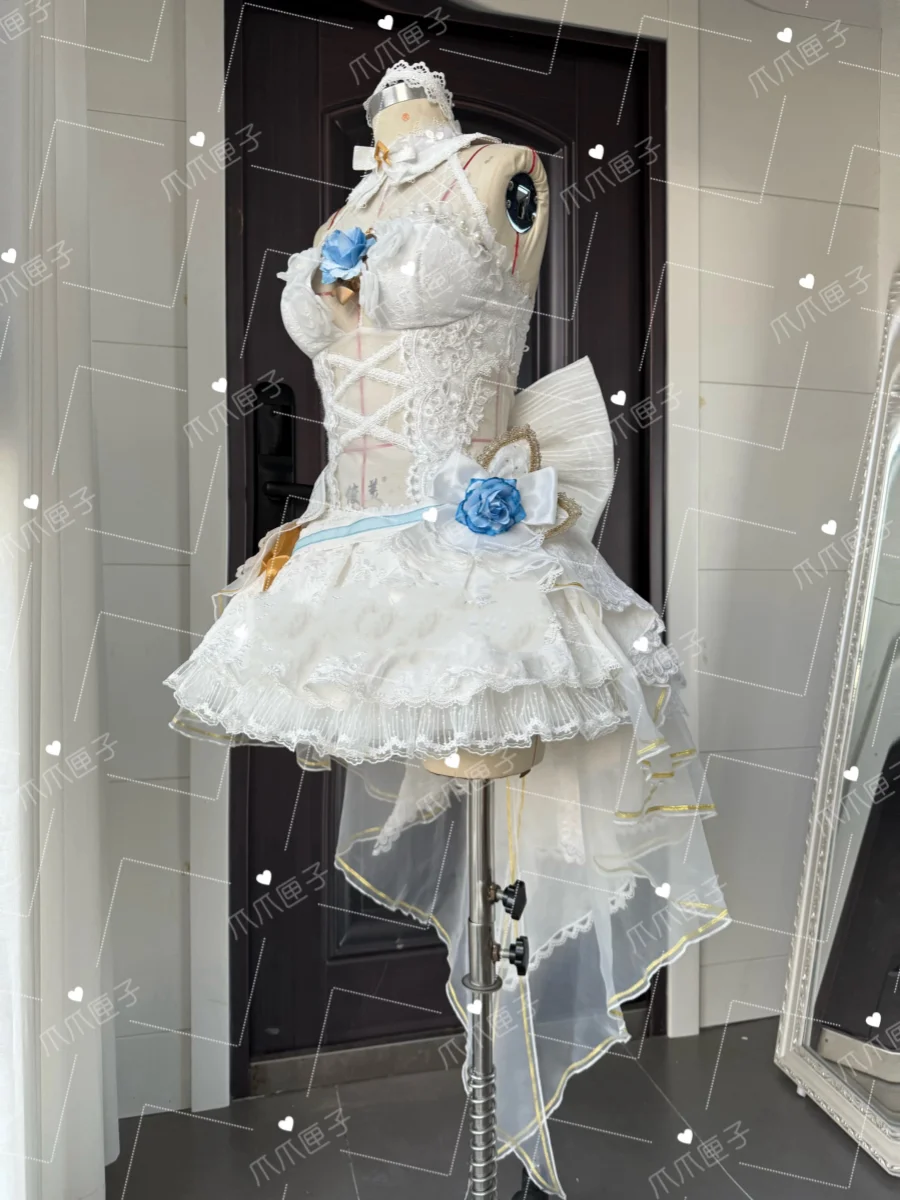 أزياء كوسمارت هونكاي إمباكت 3 ريتا روسويس التأثيرية أزياء كوس لعبة أنيمي زي حفلات الهالوين ملابس لعب الأدوار