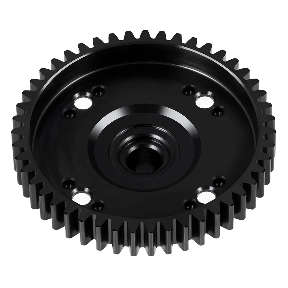 

AXSPEED Steel Mid Diff Gear 0.8M 47T Spur Gears for 1/16 T-raxxas Mini Maxx Upgrade Parts