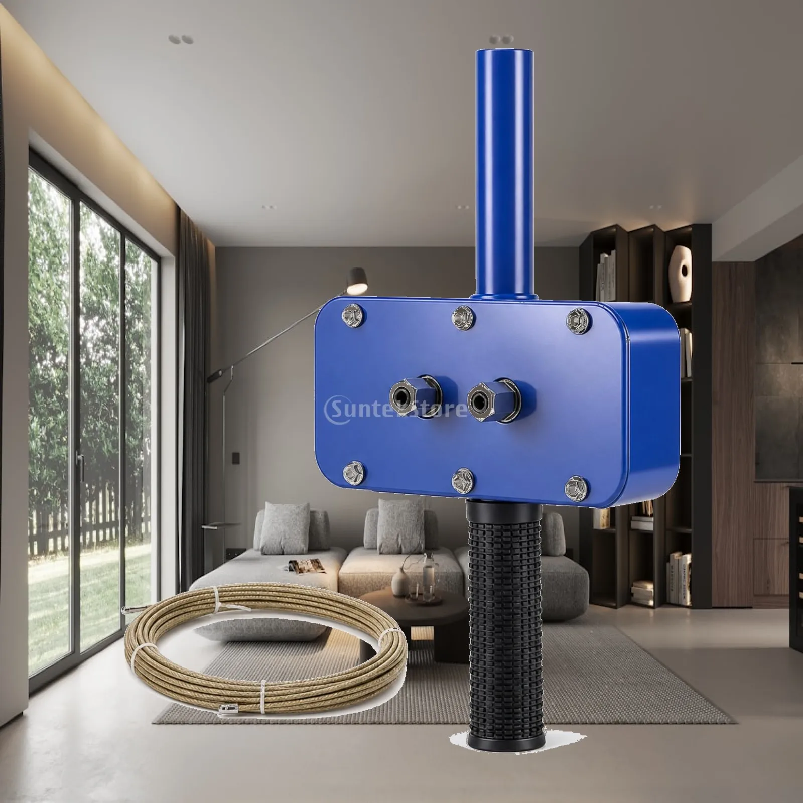 Heavy Duty Metal Wire Puller Tool with Rubber Grip for Electrical Wiring Installation