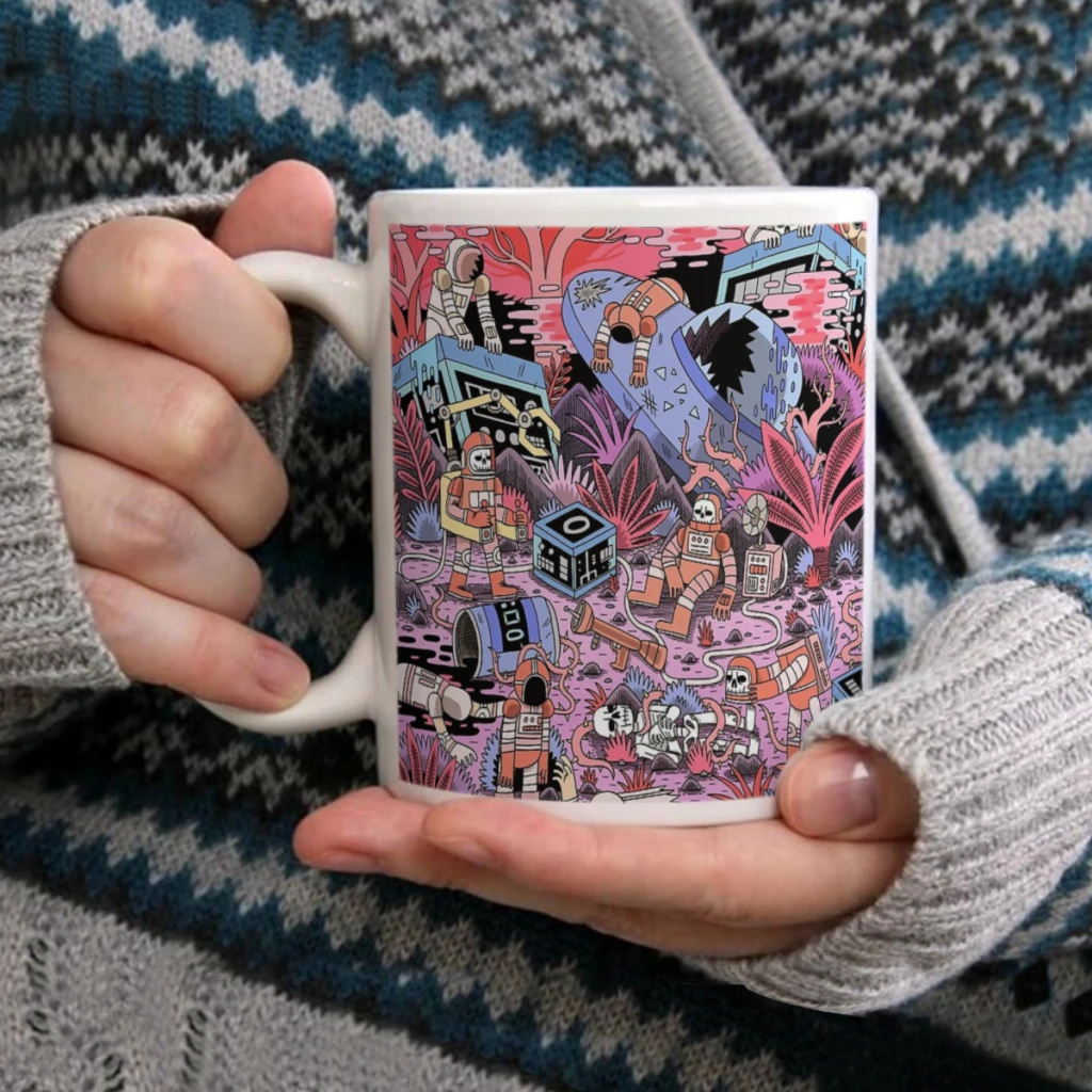 

ChaosCoffee Mug Tea Cup 11oz Coffee Cup Funny Birthday Ceramic Mug Personalized Cup