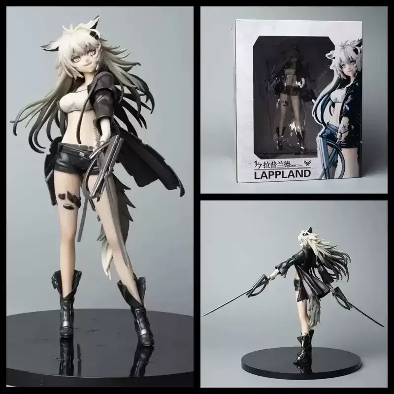 24CM Arknights Lappland Anime Figure Elite 2 Standing Pvc Model Toy Collectible Desktop Pc Case Ornament Gaming Adult Gift