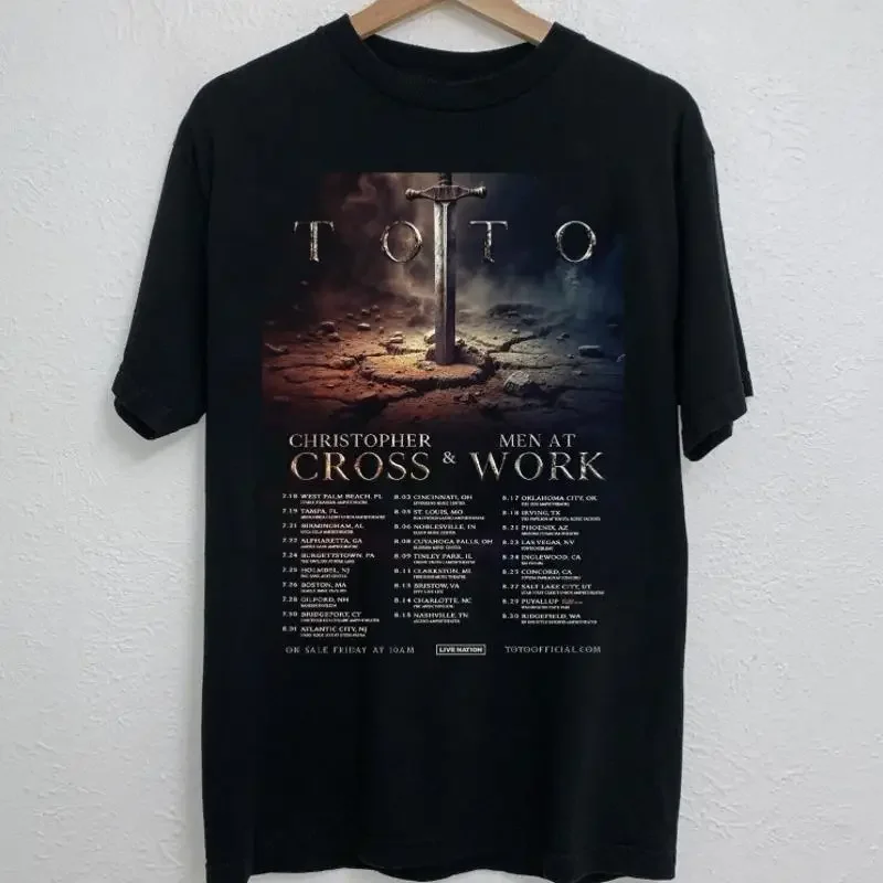 Toto Christopher Cross And Men At Work Summer 2025 Tour T Shirt