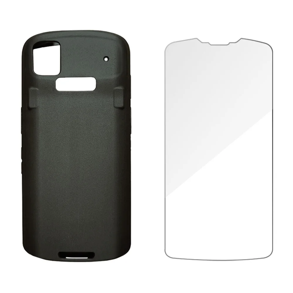Soft Protective Case Cover Scratch Resistant Protective Film Glass Screen Protector for Zebra TC53 TC58 TC53e TC58e