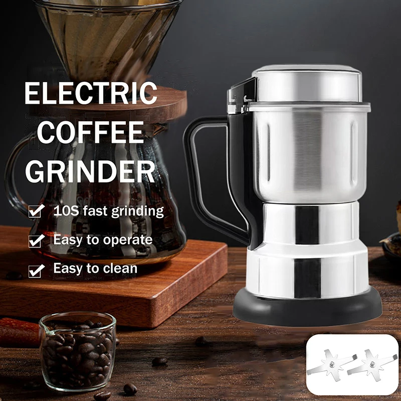 300W Electric Multifunctional Coffee Grinder Kitchen Cereal Nuts Beans Spices Grains Grinder Machine For Home Coffee Grinder
