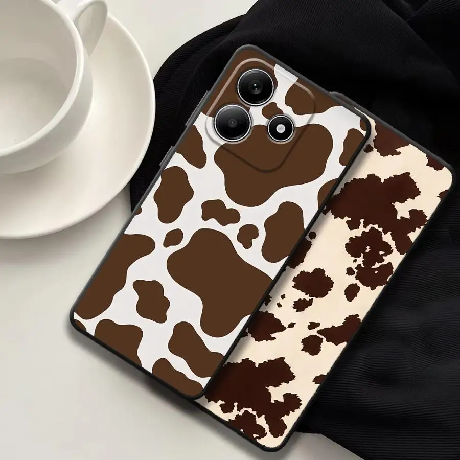 Cow Pattern Case for Xiaomi Redmi Note 15 A4 12C 13C K80 9 8 A5 13 14 Pro Plus 14C A7 Pro 10 12 11 Phone Cover A1 K40 A2 view 6
