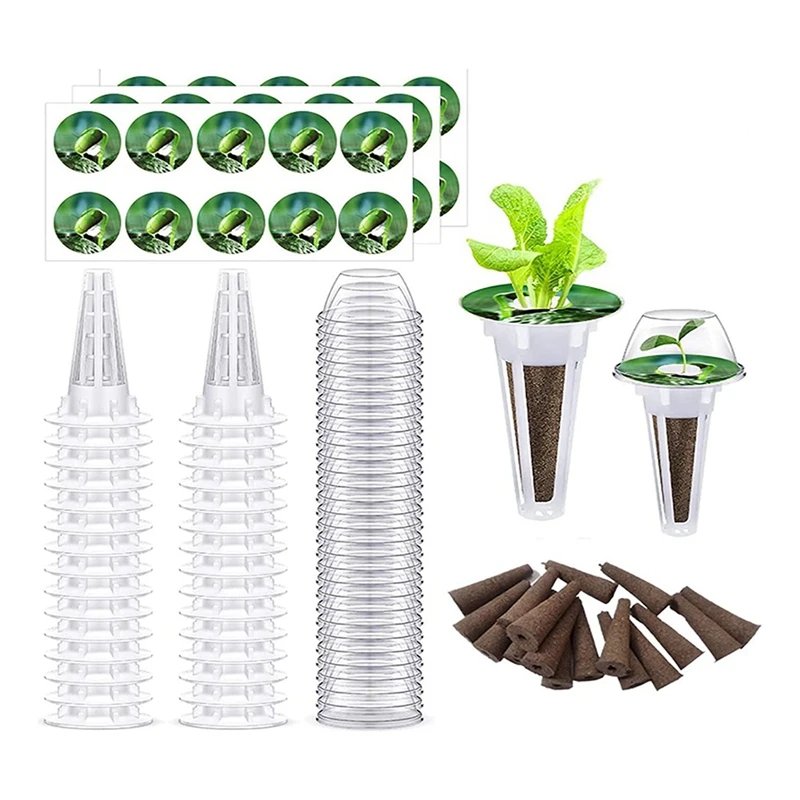 

BYBS-24PCS Seed Pod Kit For Aerogarden, Hydroponics Grow Anything Kit Garden Seed Starting System Indoor Hydroponics Supplies