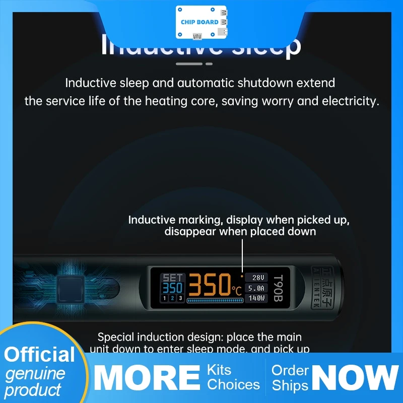 ALIENTEK T90 140W PDはんだごてキット（調整可能80-450℃） ° C温度、28V DC電源、C245 C210 T65はんだチップ