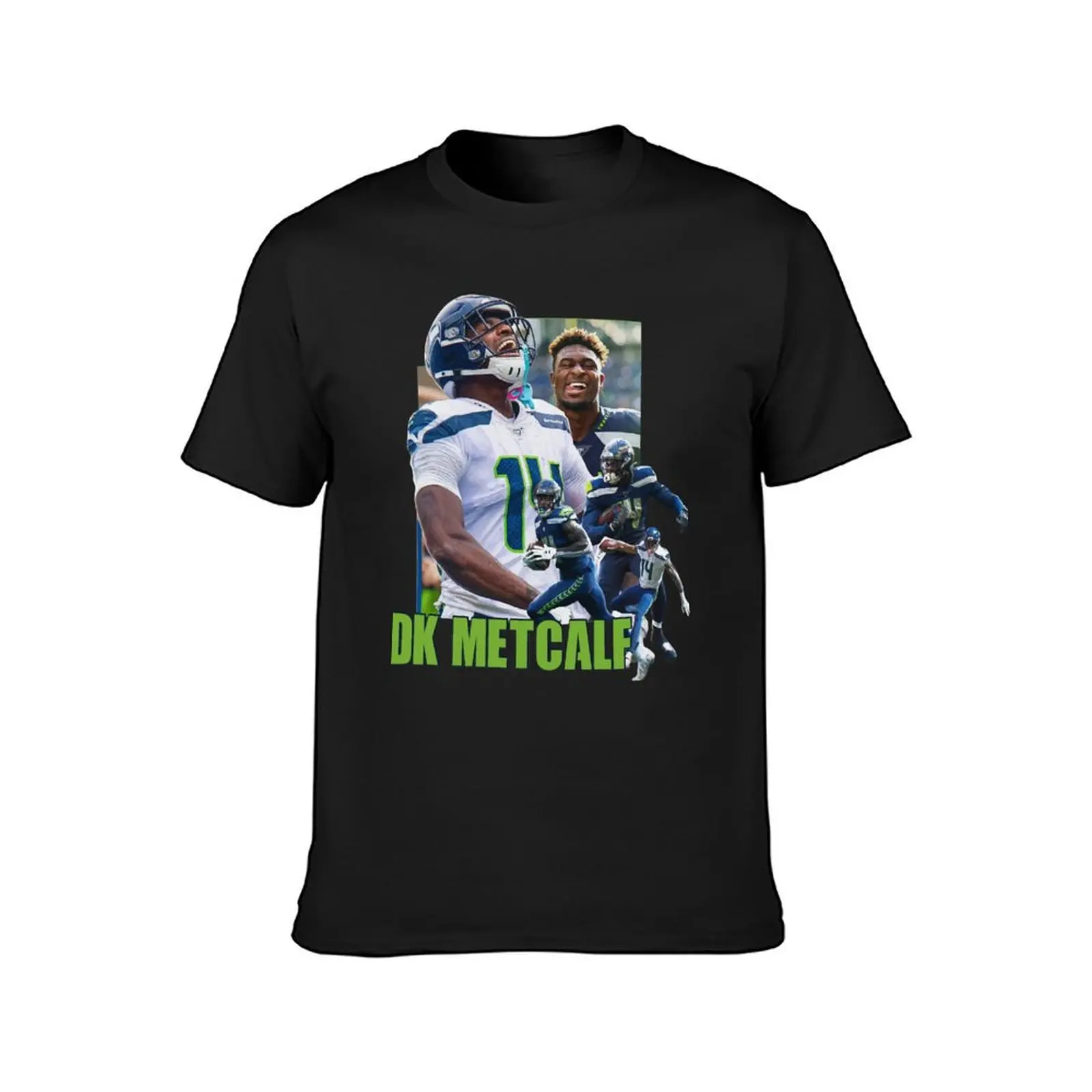 DK Metcalf T-Shirt summer top blanks blacks customs mens clothing