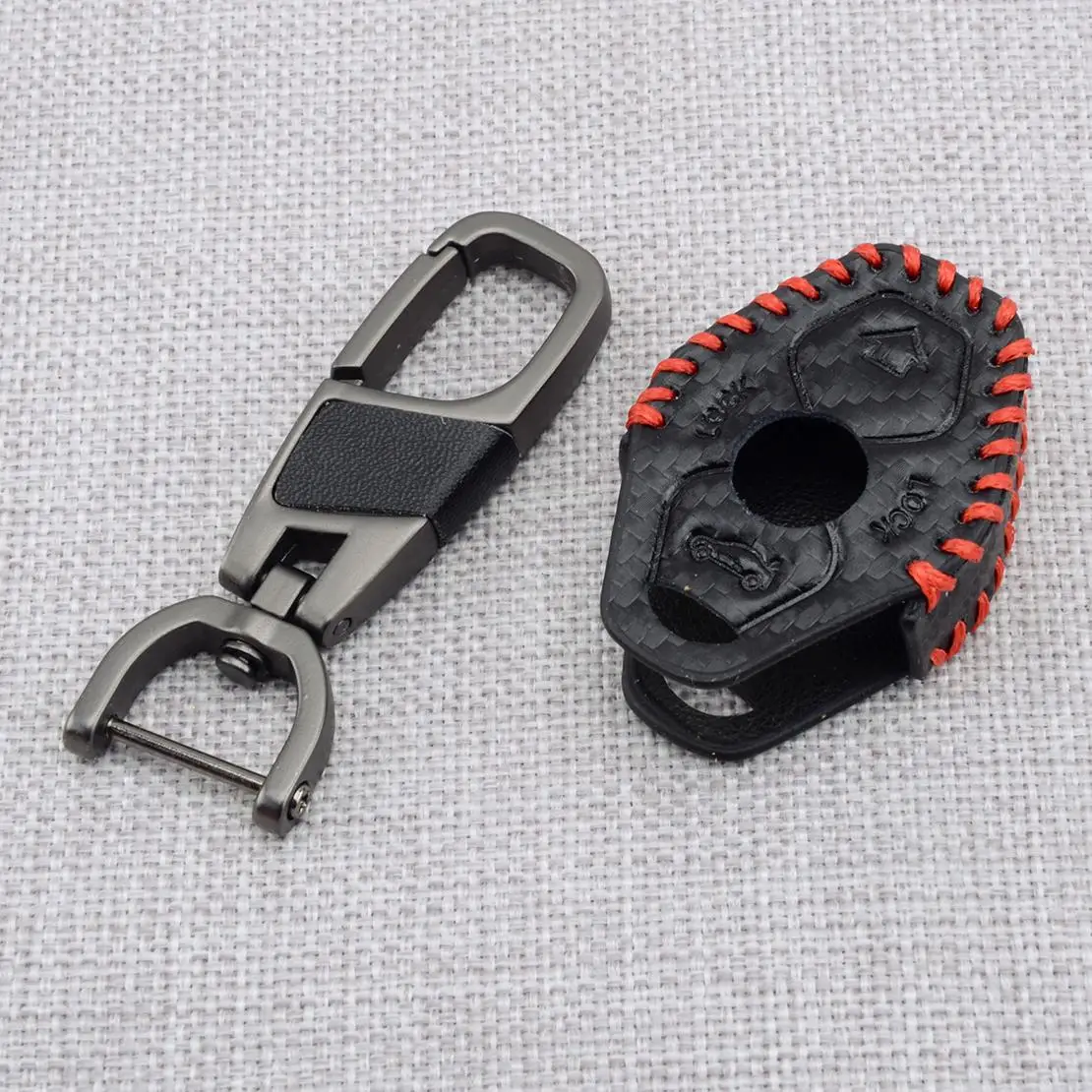 

Car Key Fob Cover Case Holder Protector Chain Fit for BMW M3 E38 E35 E53 E60 E61 E85 E86