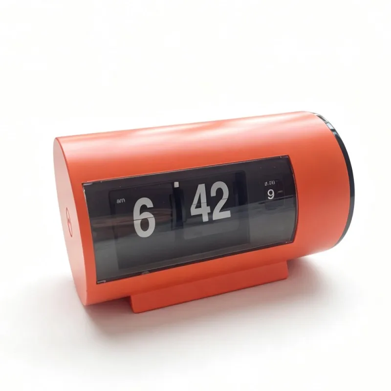 Retro Table Clock Auto Flip Clock 12 Hours AM/ PM Format Display Timepiece Desk Clock Flip Page Turning  Clocks