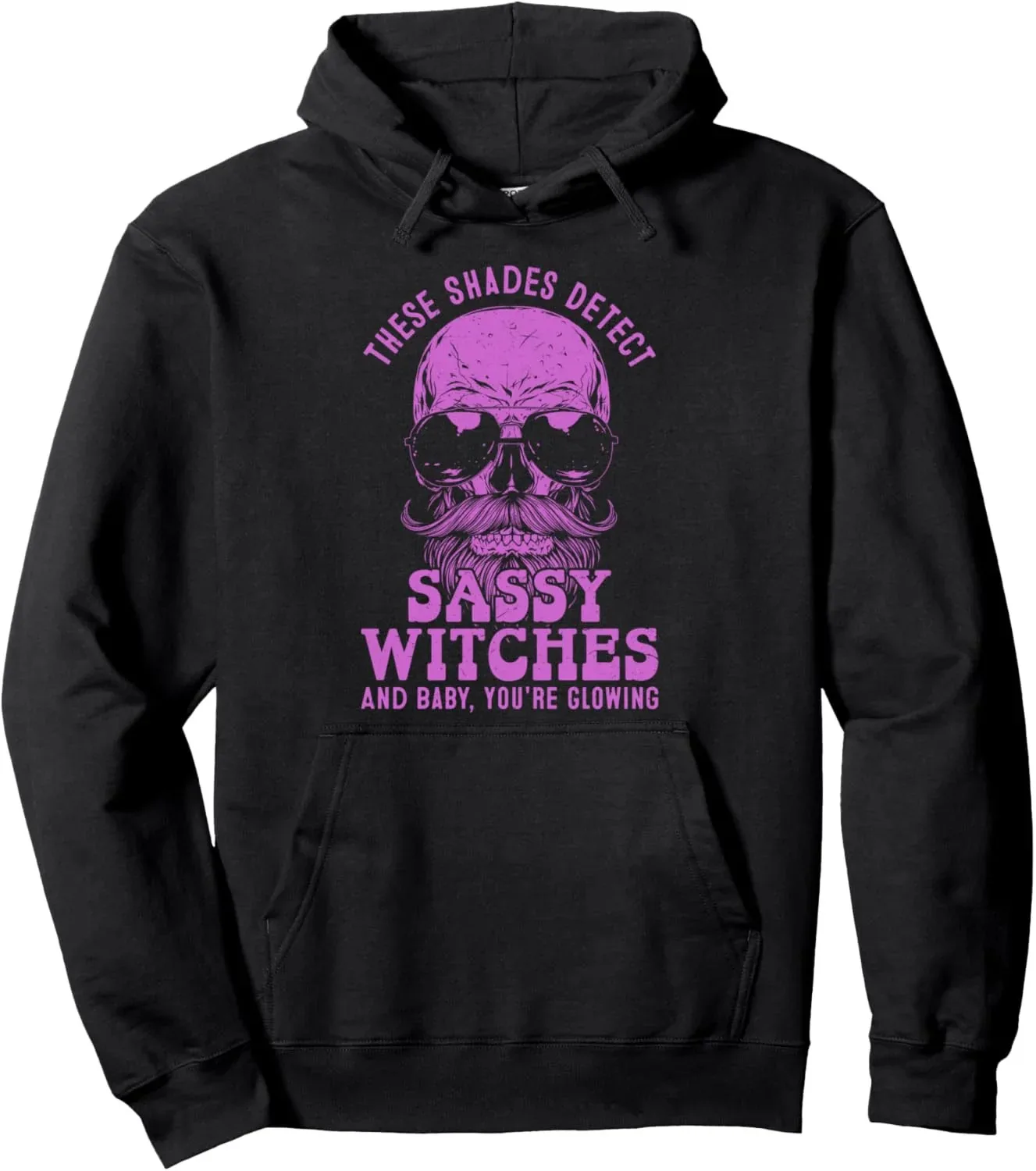 

Осень и зима «Sassy Witch — Detecting Skull» Fun — модная хлопковая толстовка с капюшоном, стильная юмористическая толстовка на оккультуре