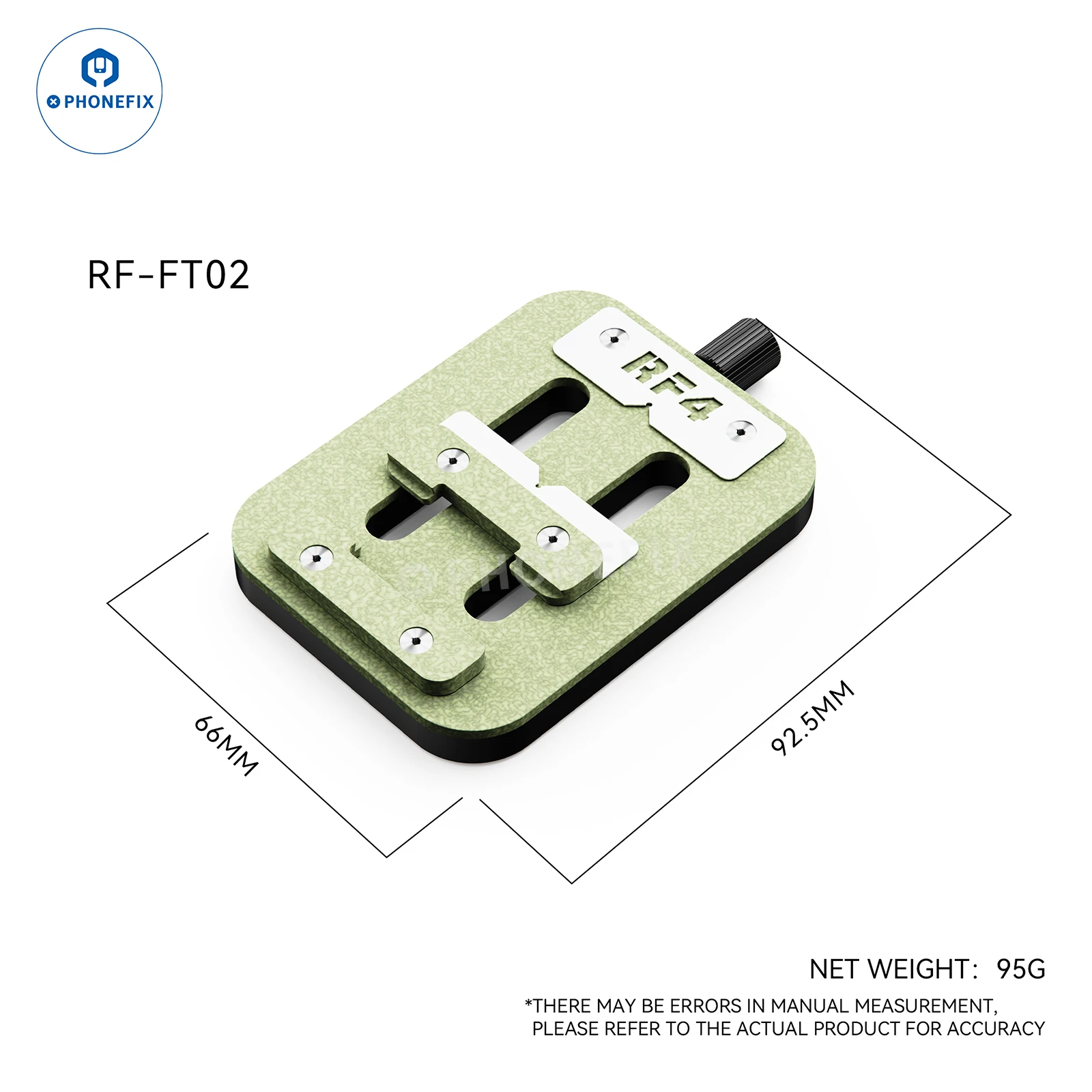 Imagem -05 - Precisão Mainboard Pcb Fixture para o Reparo do Telefone Pasta Bidirecional Estabilizar Mini ic Cpu Ferramenta Clamp Suspensão Rf4 Rf-ft02