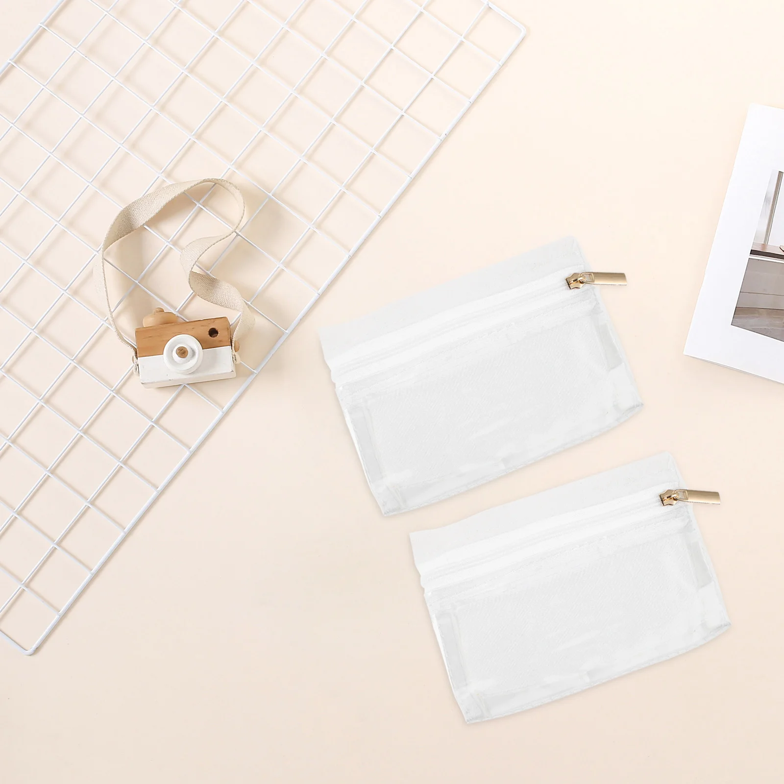 

6Pcs Jewelry Organizer Pouch Portable Mini Zipper Storage Bag Travel Necklace Ring Bracelet Holder Case Jewlery Holder