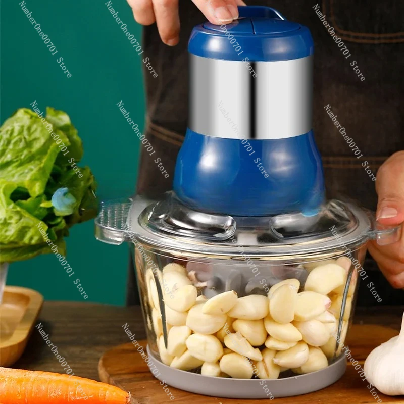 Garlic Peeling Machine Household Small Multi-functional Electric Garlic Pepper Chopped Blender Meat Grinder Food Processor