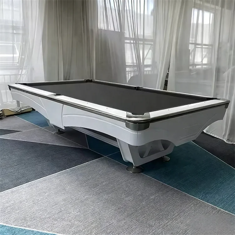 Luxury 7ft Solid Wood Pool Table with Slate Cushions Tournament Grade Leather Pockets for Home Use Excluding Freight